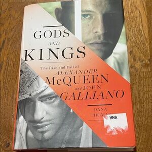 Alexander McQueen Book with Orange and Black Cover